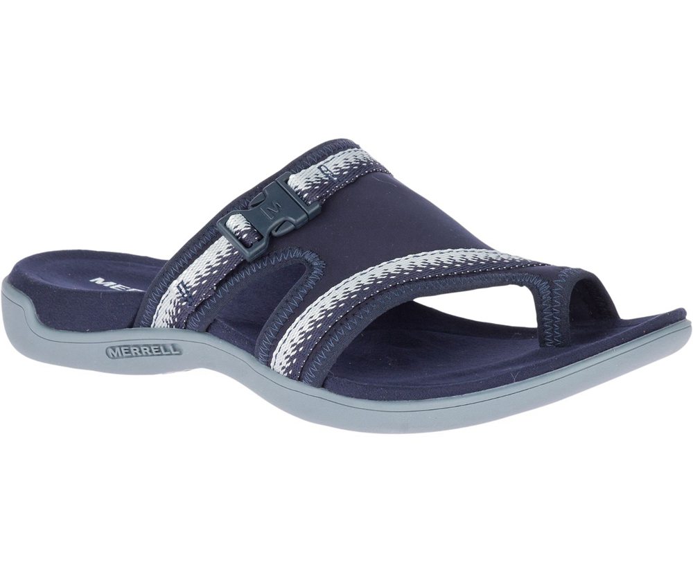 Sandalias Mujer - Merrell District Muri Wrap - Azul Marino/Gris - CERA-41263